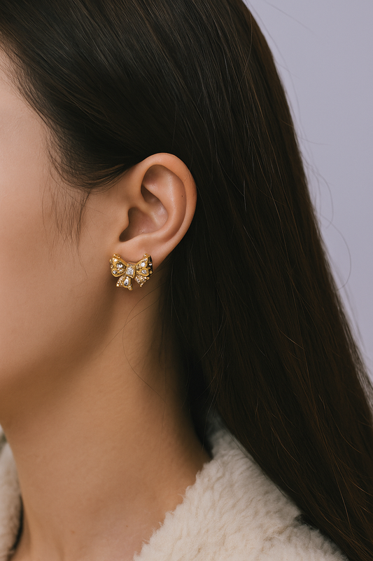 Bowknot Stud Earrings