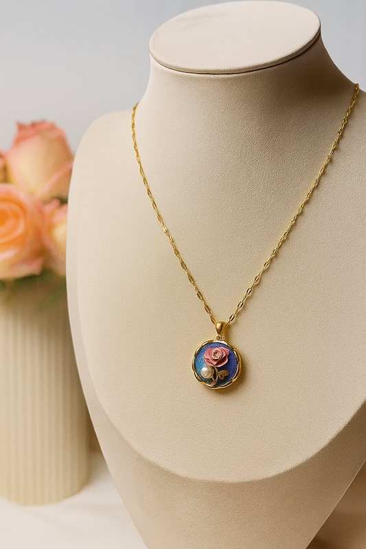 Enamel Rose Design